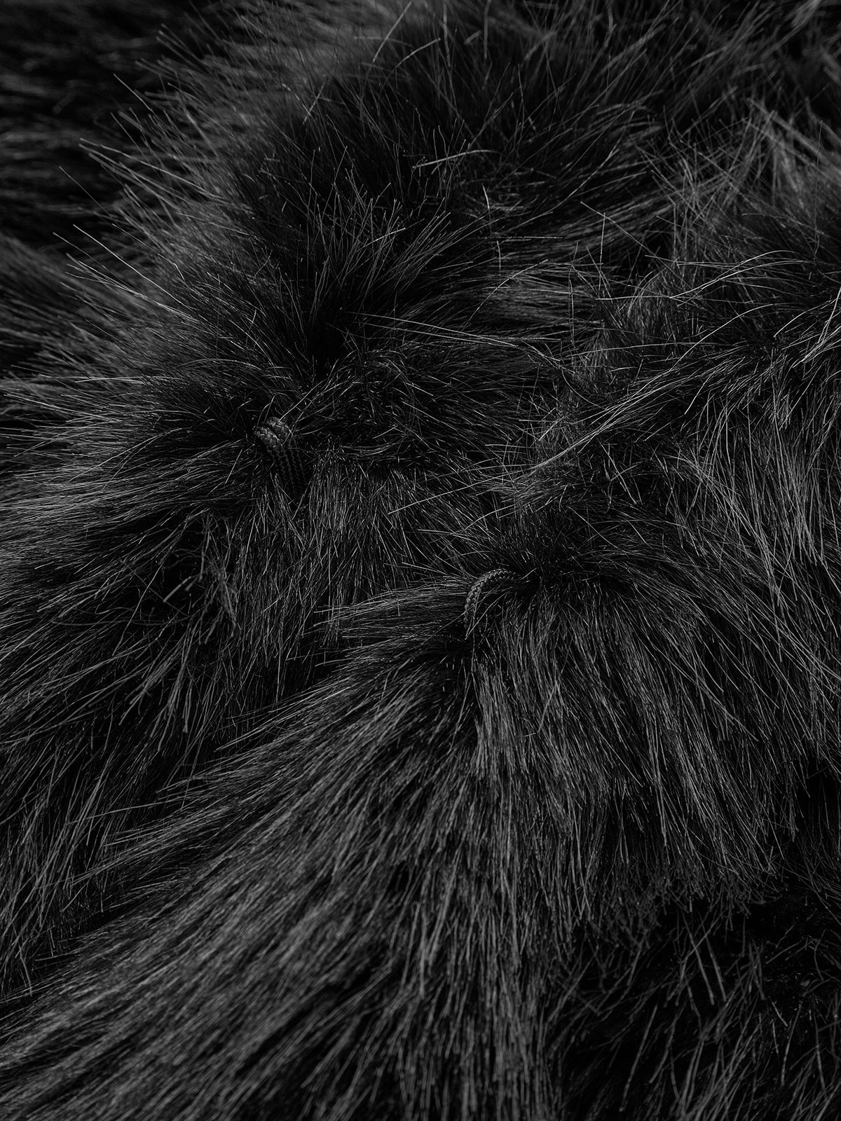 Womens Jacket Faux Fur Collar Premium Cosy in Black – Bex