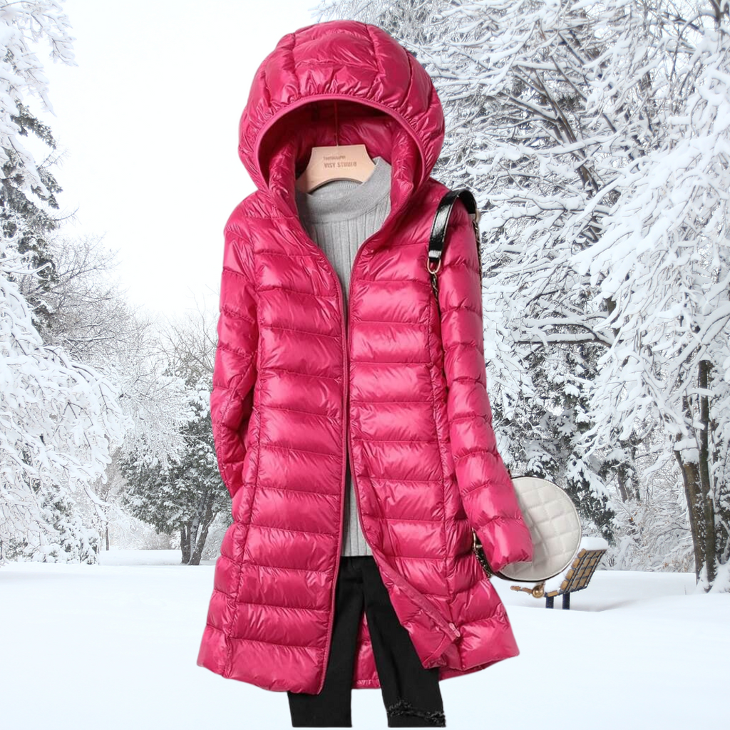Womens Puffer Jacket Ultralight Down Fill Windproof Foldable – Rue