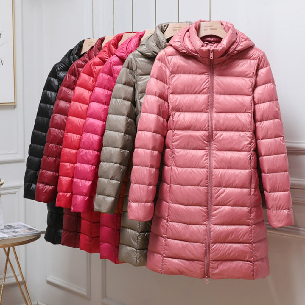 Womens Puffer Jacket Ultralight Down Fill Windproof Foldable – Rue