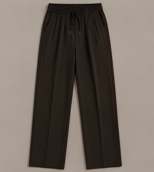 Espresso Relaxed Trouser - Espresso Brown | Tarlano