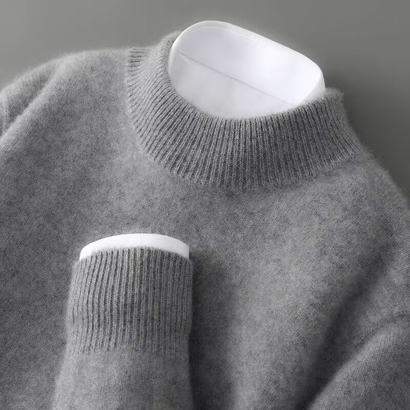 Womens Cardigan 100% Cashmere Classic Crew Neck – Yara