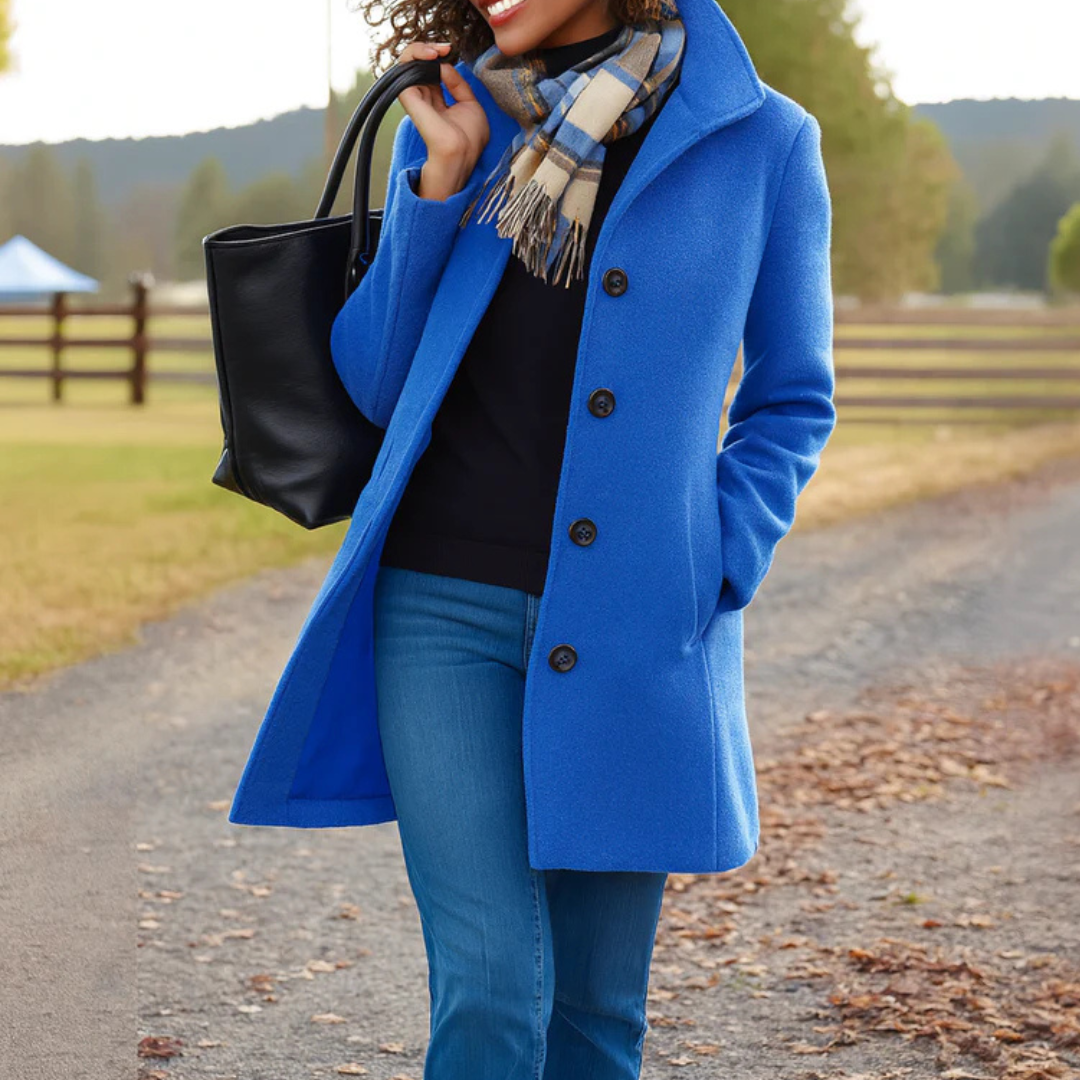 Womens Coat Wool Winter Timeless Elegant – Cora
