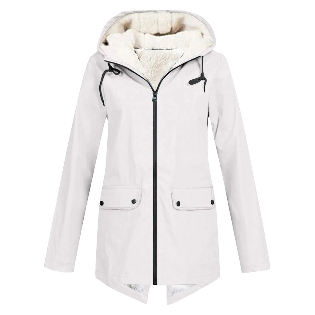 Womens Jacket Rain Hooded Waterproof Packable – Remi