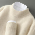 Womens Cardigan 100% Cashmere Classic Crew Neck – Yara