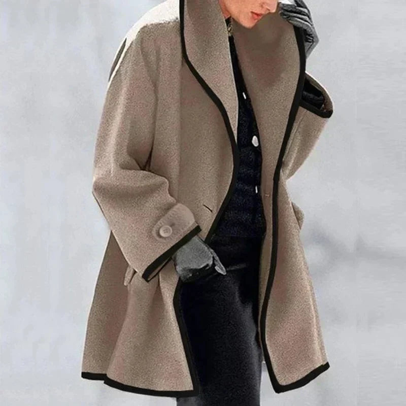 Womens Jacket Fleece Button-Front Cosy Structured – Nell