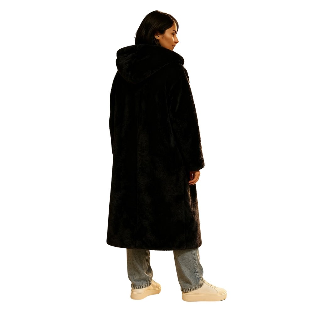 Womens Coat Classic Oversized Warm Structured – Pearl
