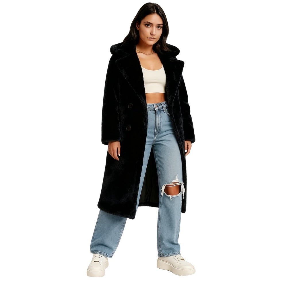 Womens Coat Classic Oversized Warm Structured – Pearl