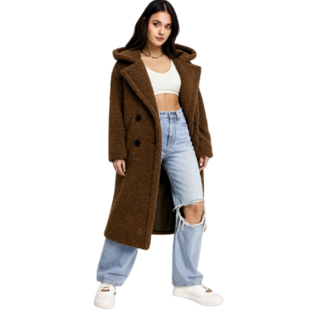Womens Coat Classic Oversized Warm Structured – Pearl