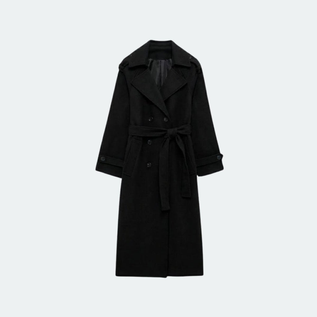 Womens Coat Classic Oversized Structured Long – Eve