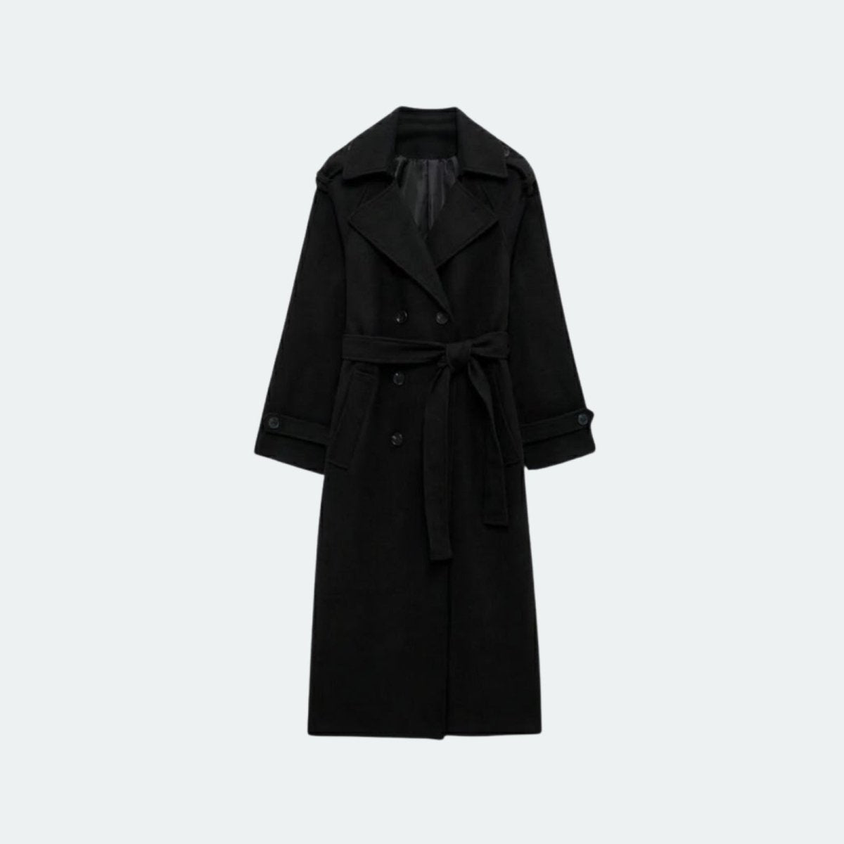 Womens Coat Classic Oversized Structured Long – Eve