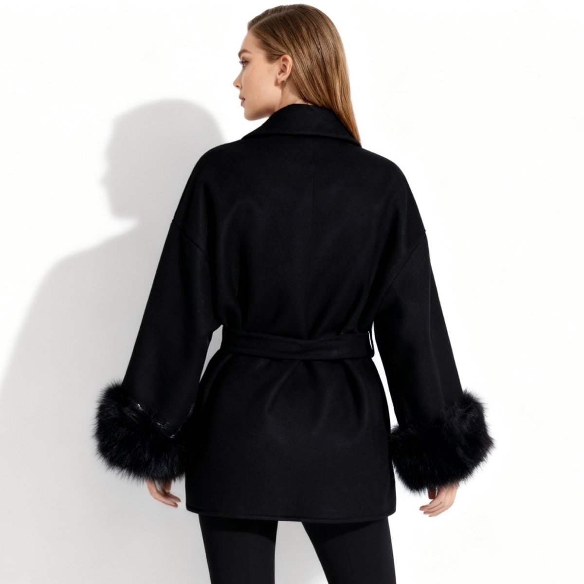 Womens Coat Long Classic Tailored Elegant – Mira