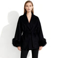 Womens Coat Long Classic Tailored Elegant – Mira