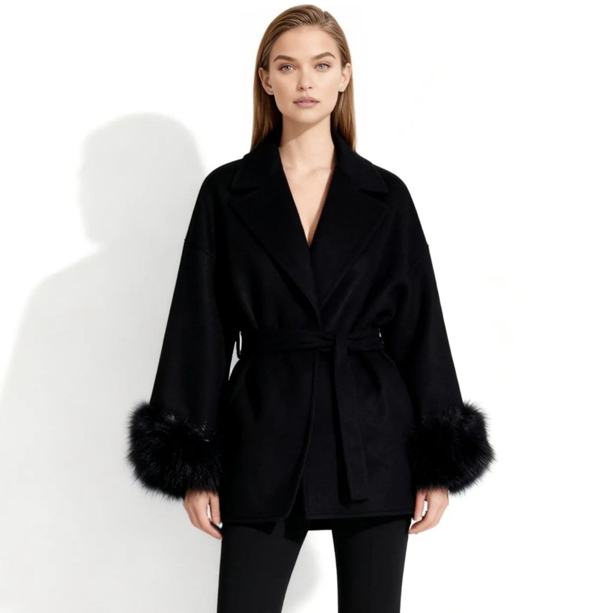 Womens Coat Long Classic Tailored Elegant – Mira