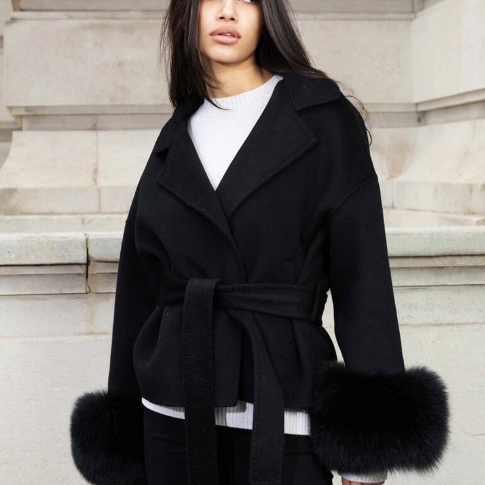 Womens Coat Long Classic Tailored Elegant – Mira