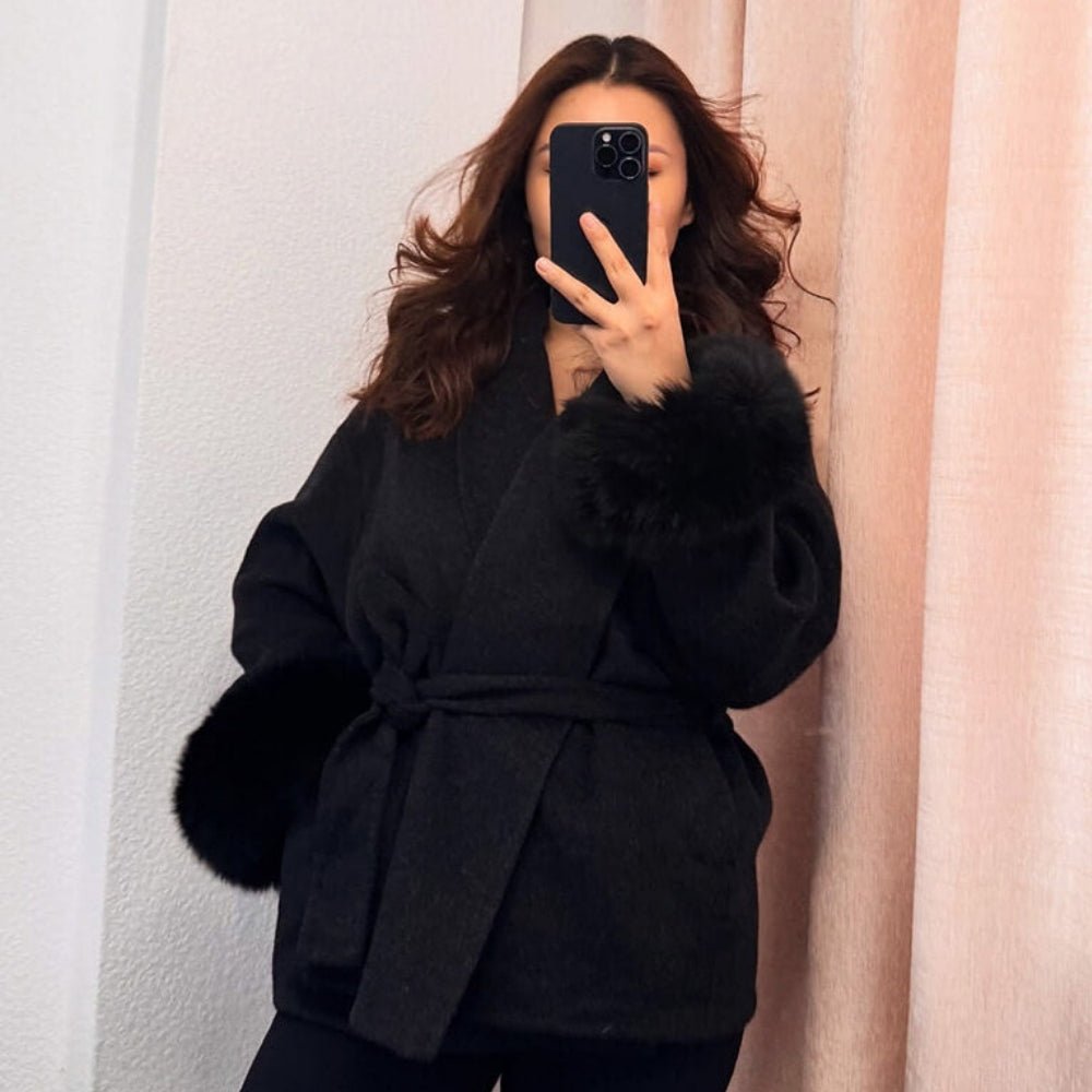 Womens Coat Long Classic Tailored Elegant – Mira