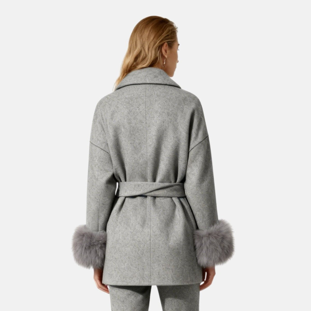 Womens Coat Long Classic Tailored Elegant – Mira