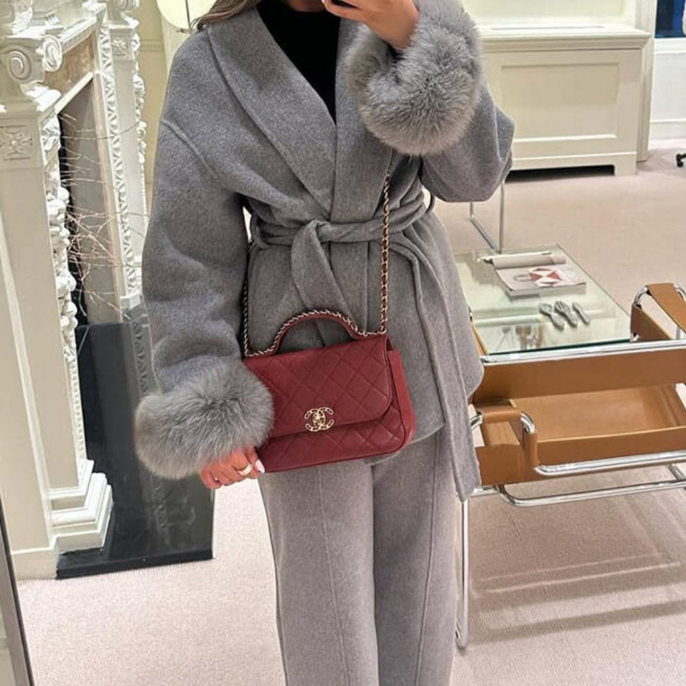 Womens Coat Long Classic Tailored Elegant – Mira