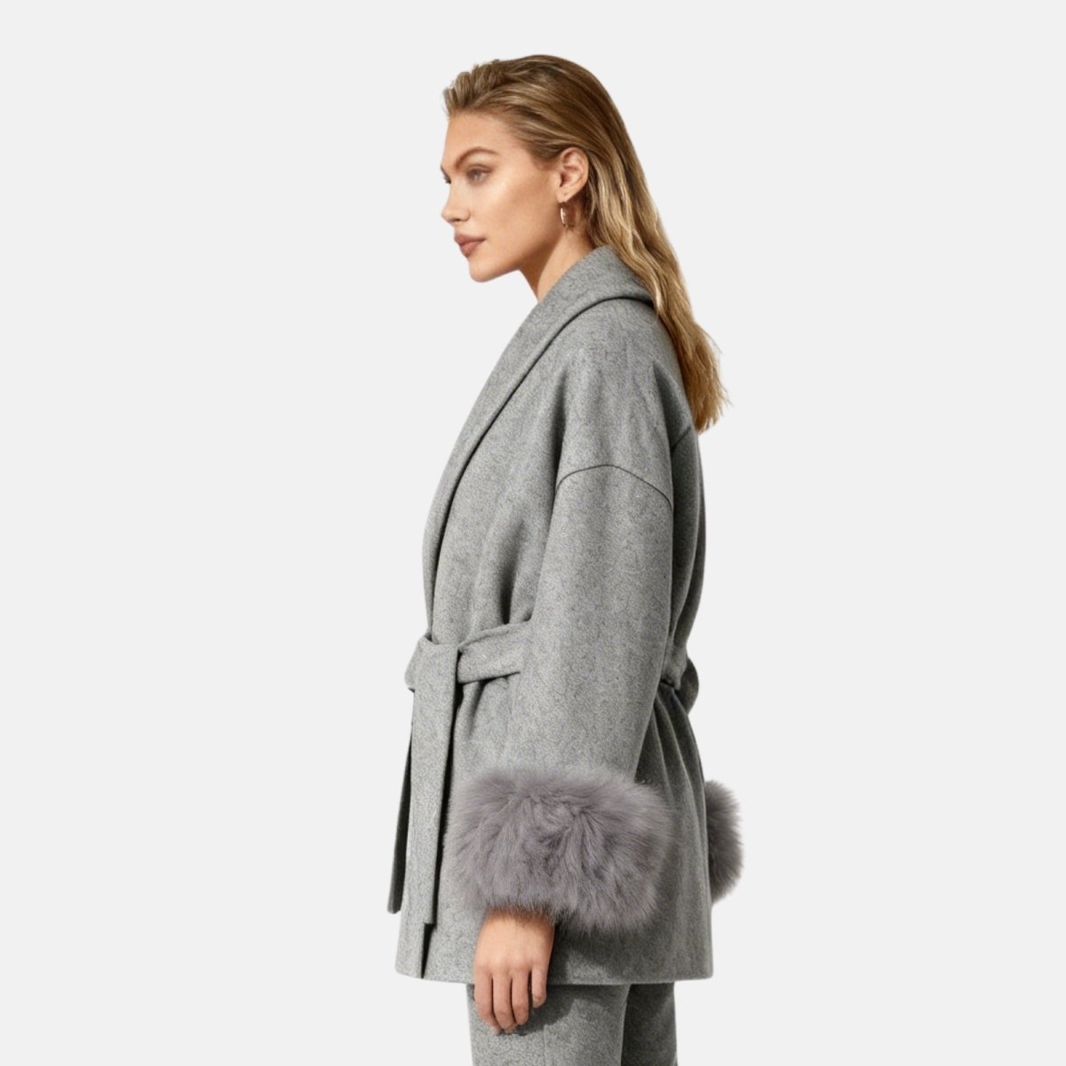 Womens Coat Long Classic Tailored Elegant – Mira