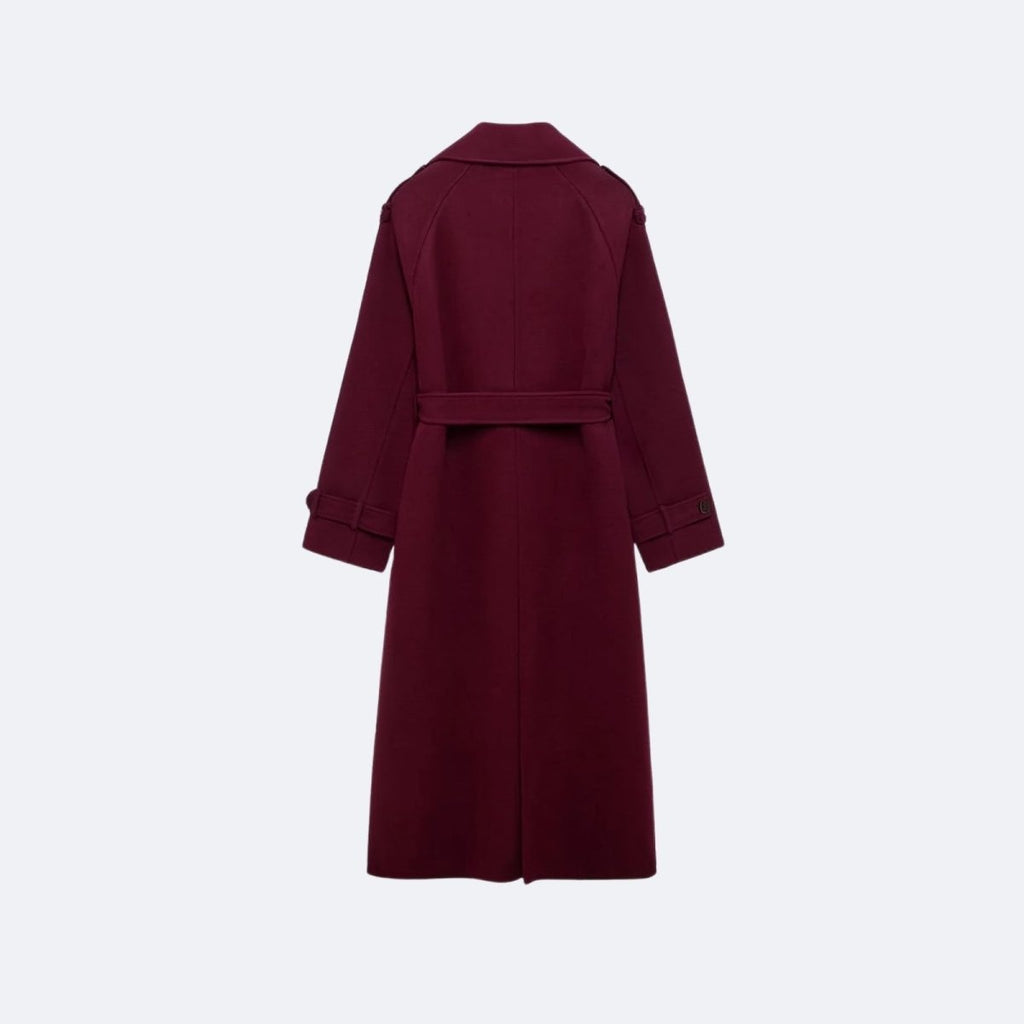 Womens Coat Classic Oversized Structured Long – Eve