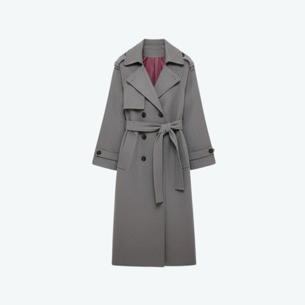 Womens Coat Classic Oversized Structured Long – Eve