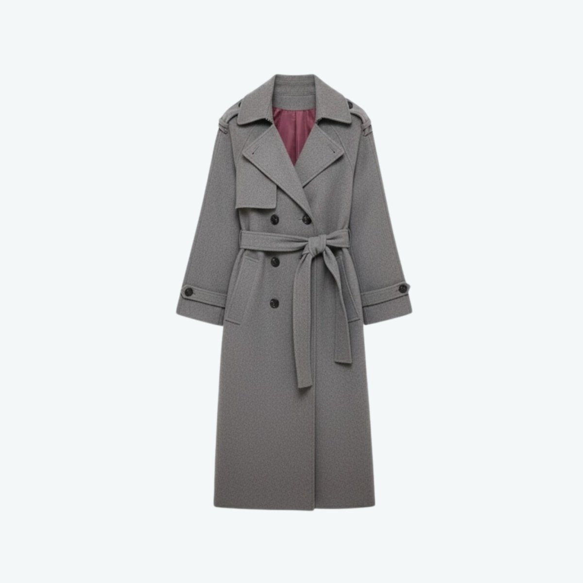 Womens Coat Classic Oversized Structured Long – Eve