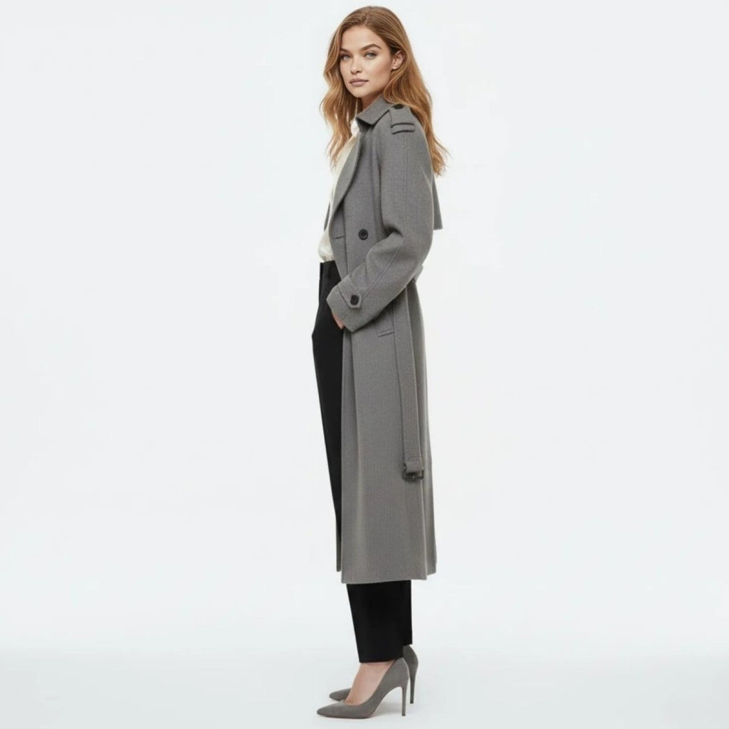 Womens Coat Classic Oversized Structured Long – Eve