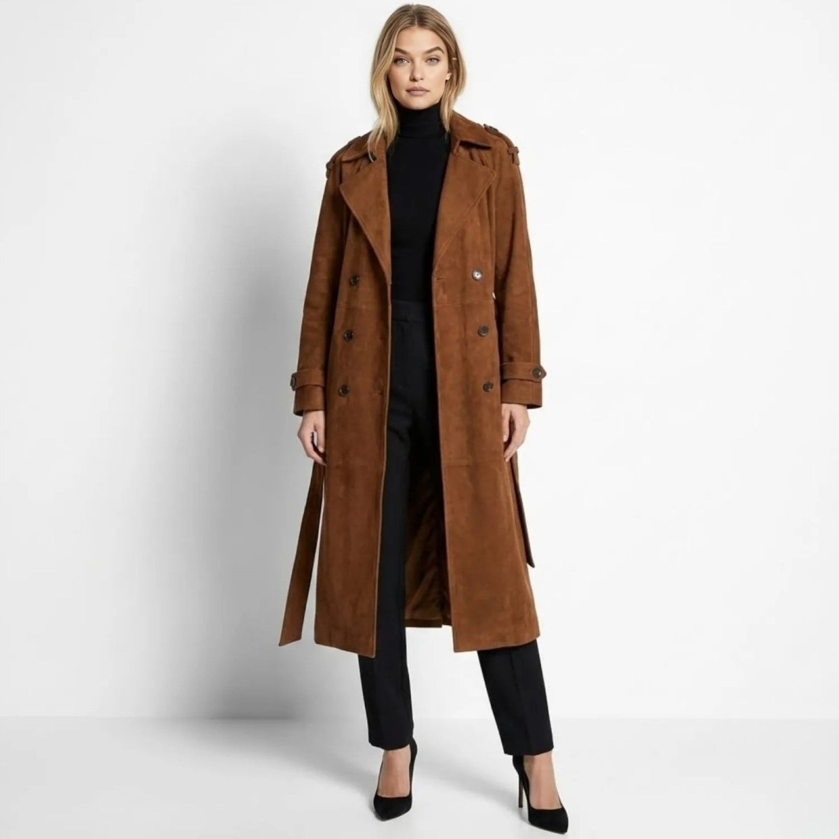 Womens Coat Classic Oversized Structured Long – Eve