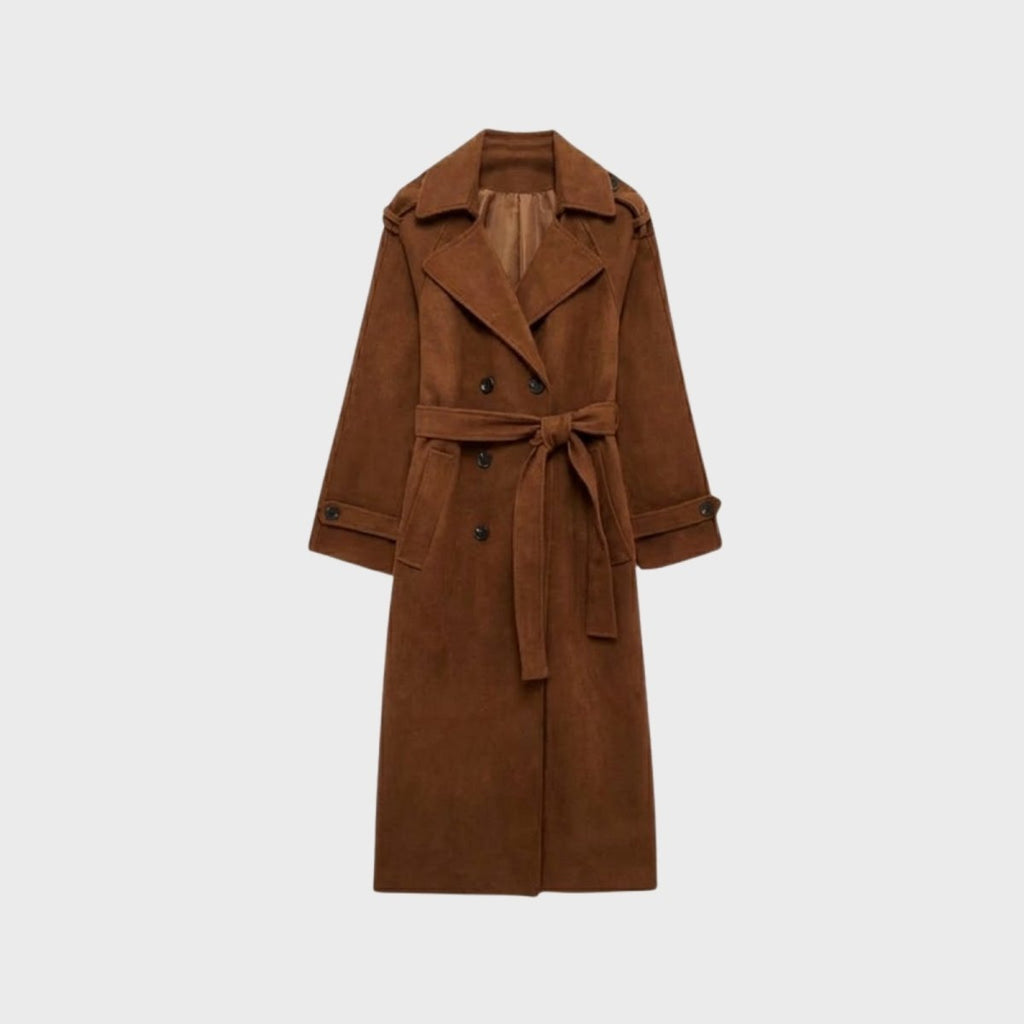 Womens Coat Classic Oversized Structured Long – Eve