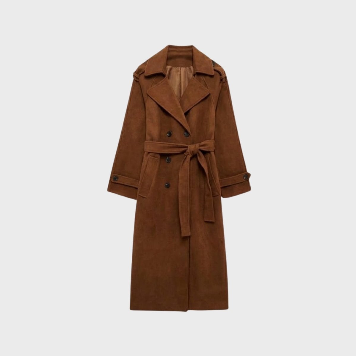 Womens Coat Classic Oversized Structured Long – Eve