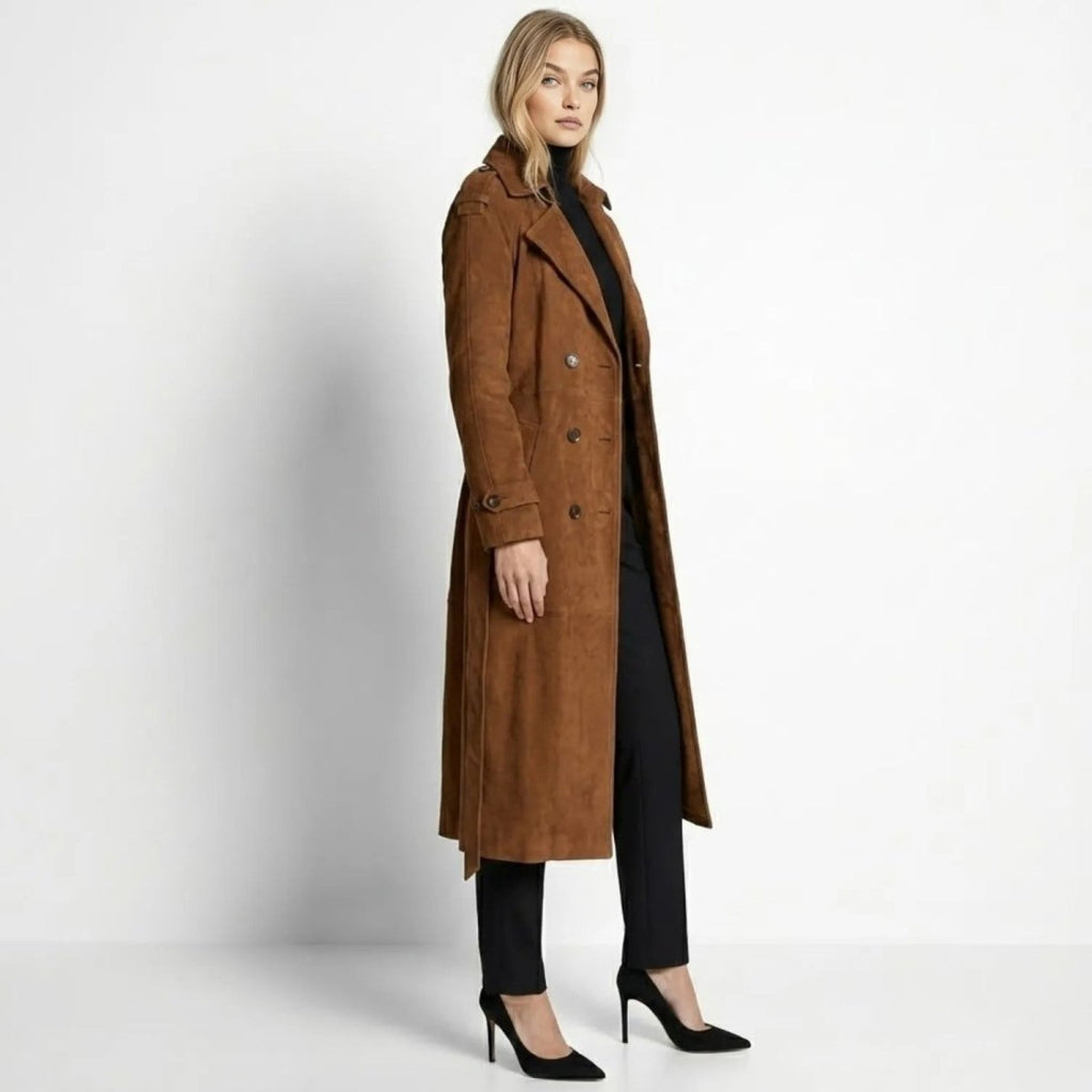 Womens Coat Classic Oversized Structured Long – Eve