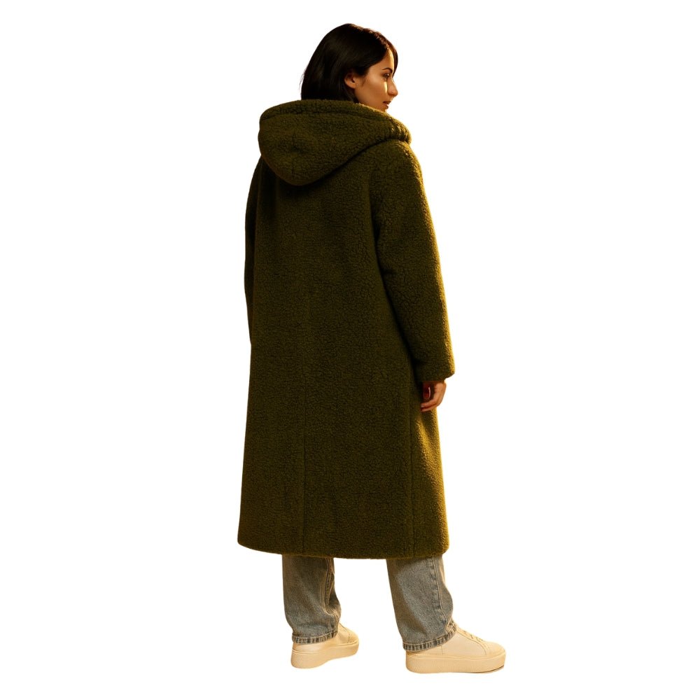Womens Coat Classic Oversized Warm Structured – Pearl