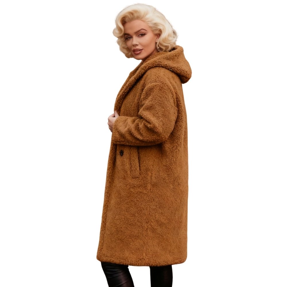 Womens Coat Classic Oversized Warm Structured – Pearl