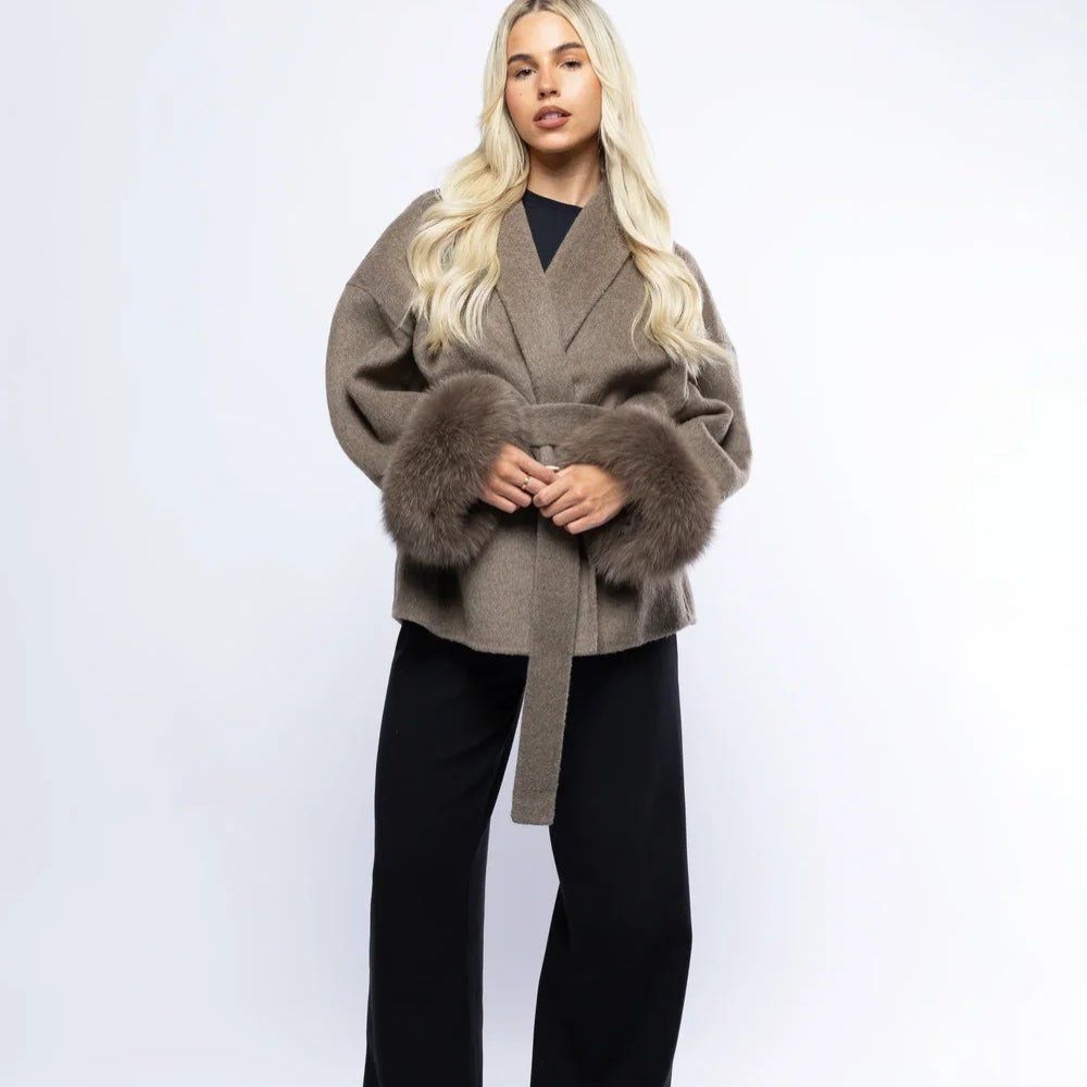 Womens Coat Long Classic Tailored Elegant – Mira