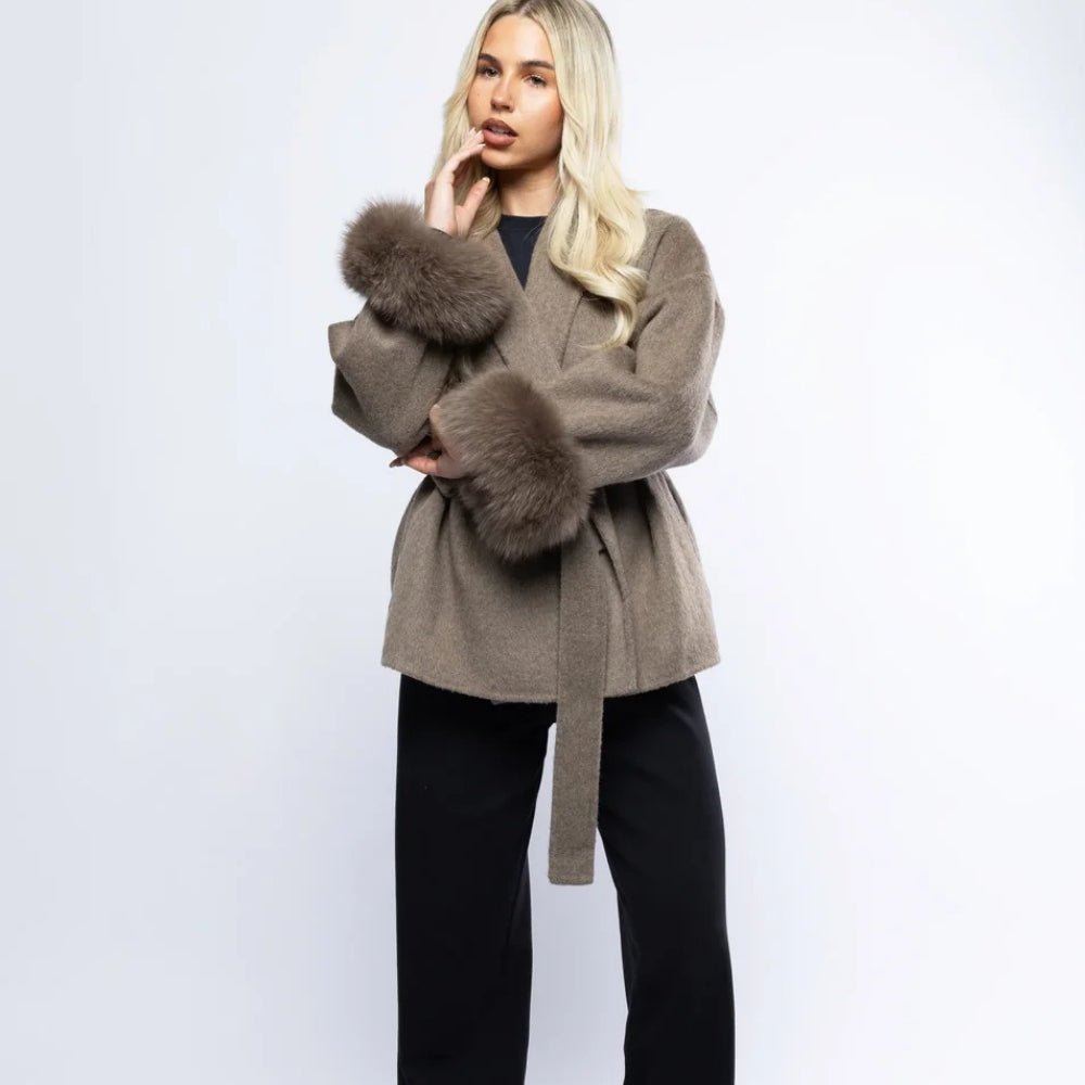 Womens Coat Long Classic Tailored Elegant – Mira