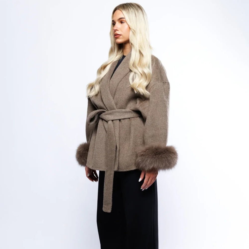 Womens Coat Long Classic Tailored Elegant – Mira
