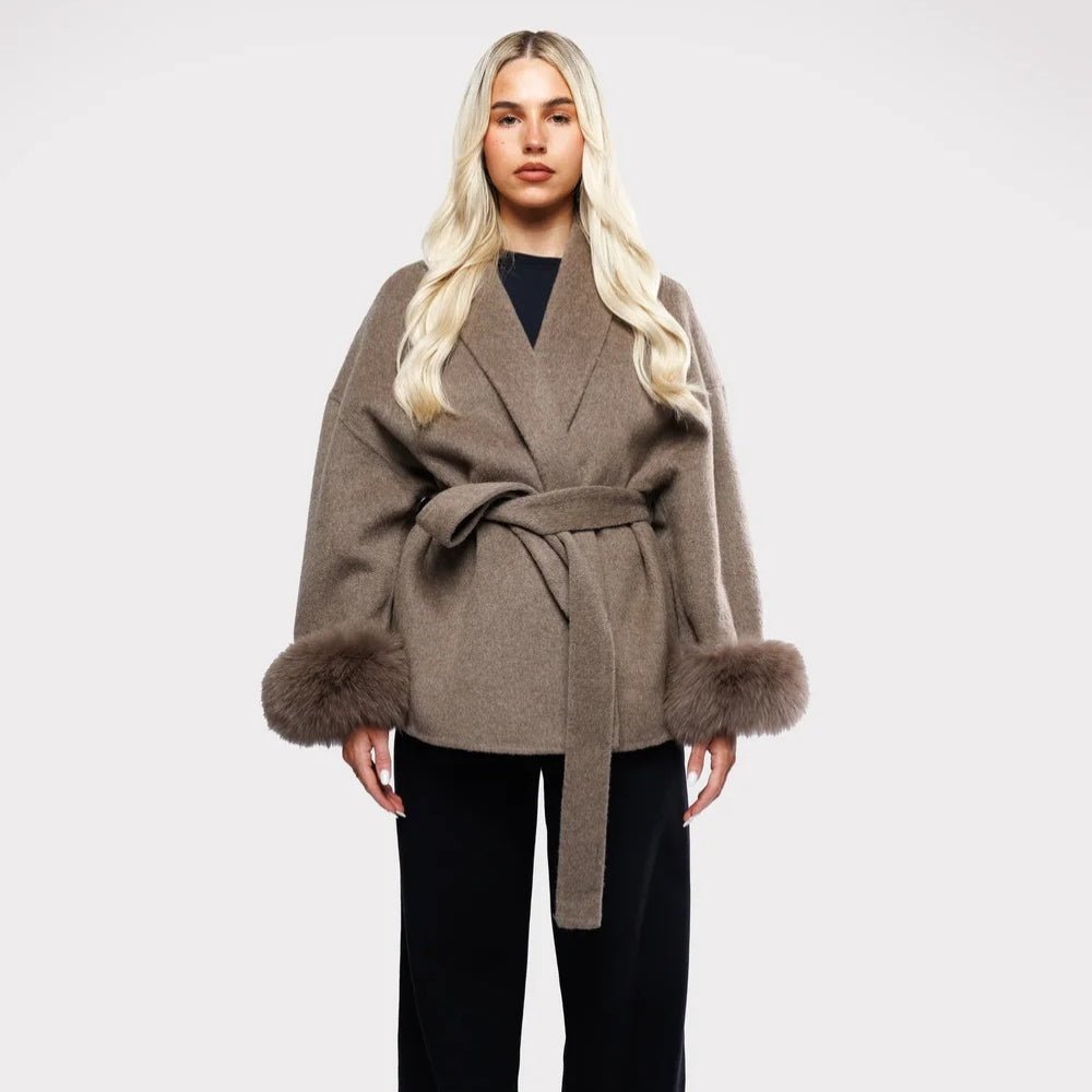 Womens Coat Long Classic Tailored Elegant – Mira