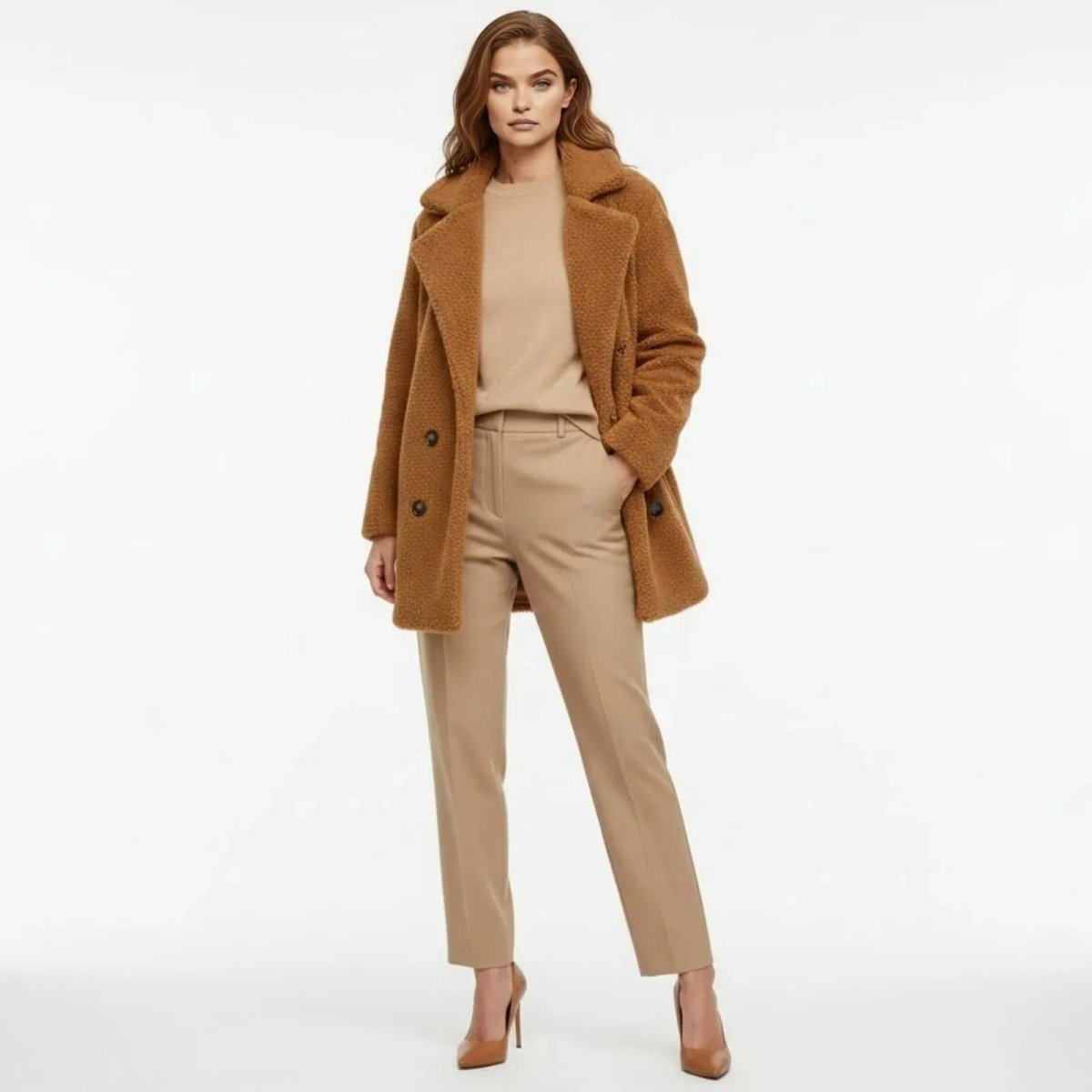 Womens Coat Oversized Relaxed Warm Classic – Ember