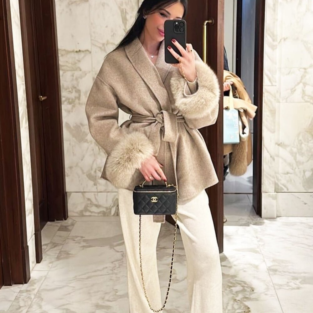 Womens Coat Long Classic Tailored Elegant – Mira