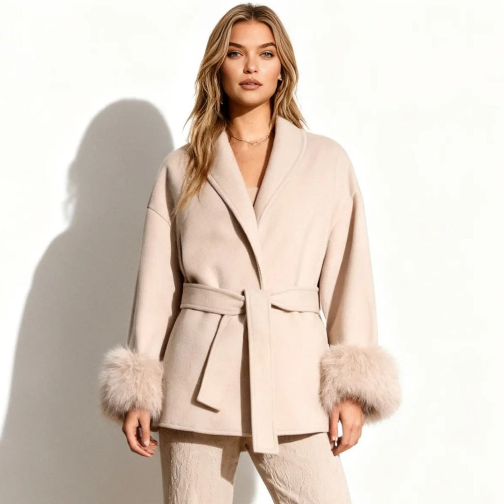 Womens Coat Long Classic Tailored Elegant – Mira