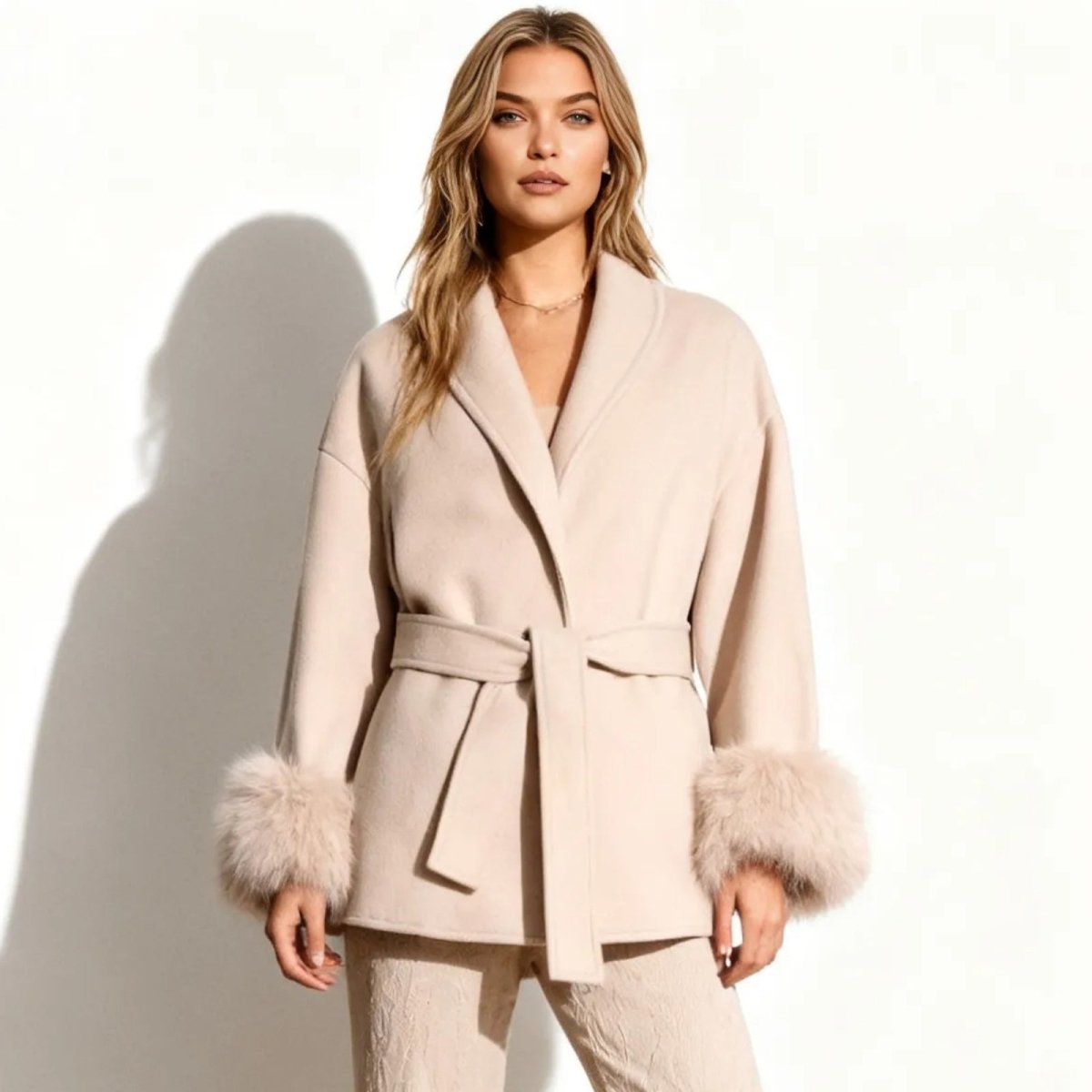 Womens Coat Long Classic Tailored Elegant – Mira