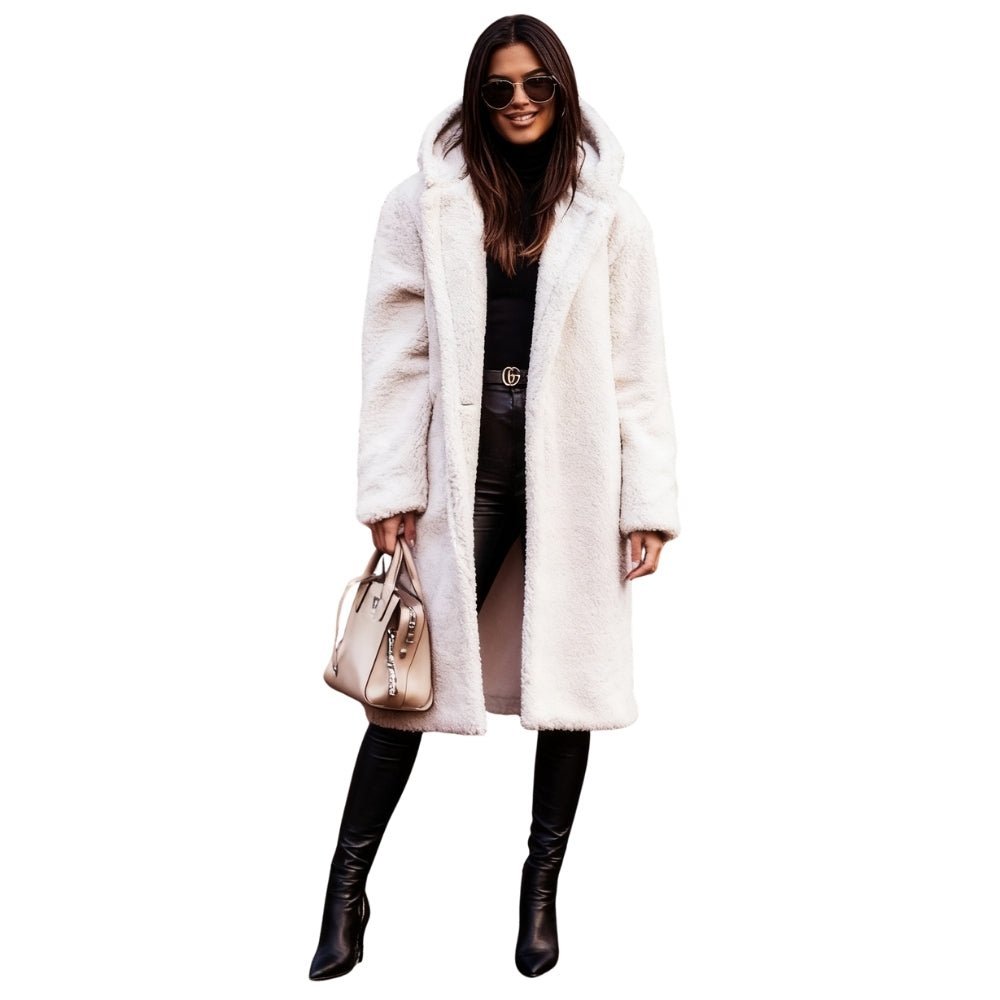 Womens Coat Classic Oversized Warm Structured – Pearl