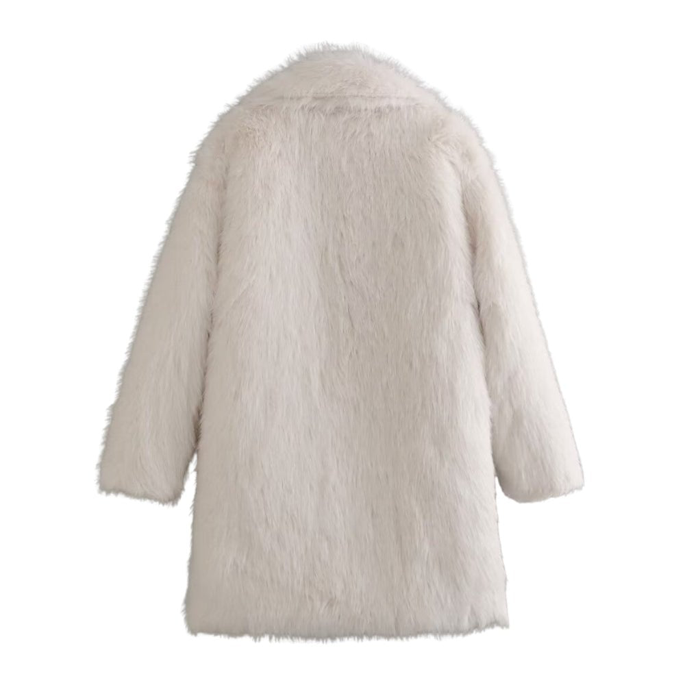 Womens Coat Premium Luxury Investment One Size in Camel – Ivy