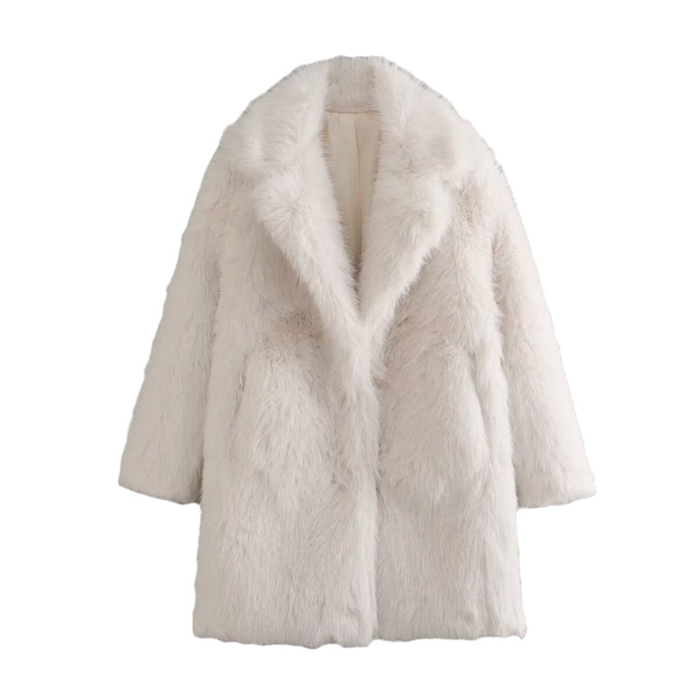 Womens Coat Premium Luxury Investment One Size in Camel – Ivy