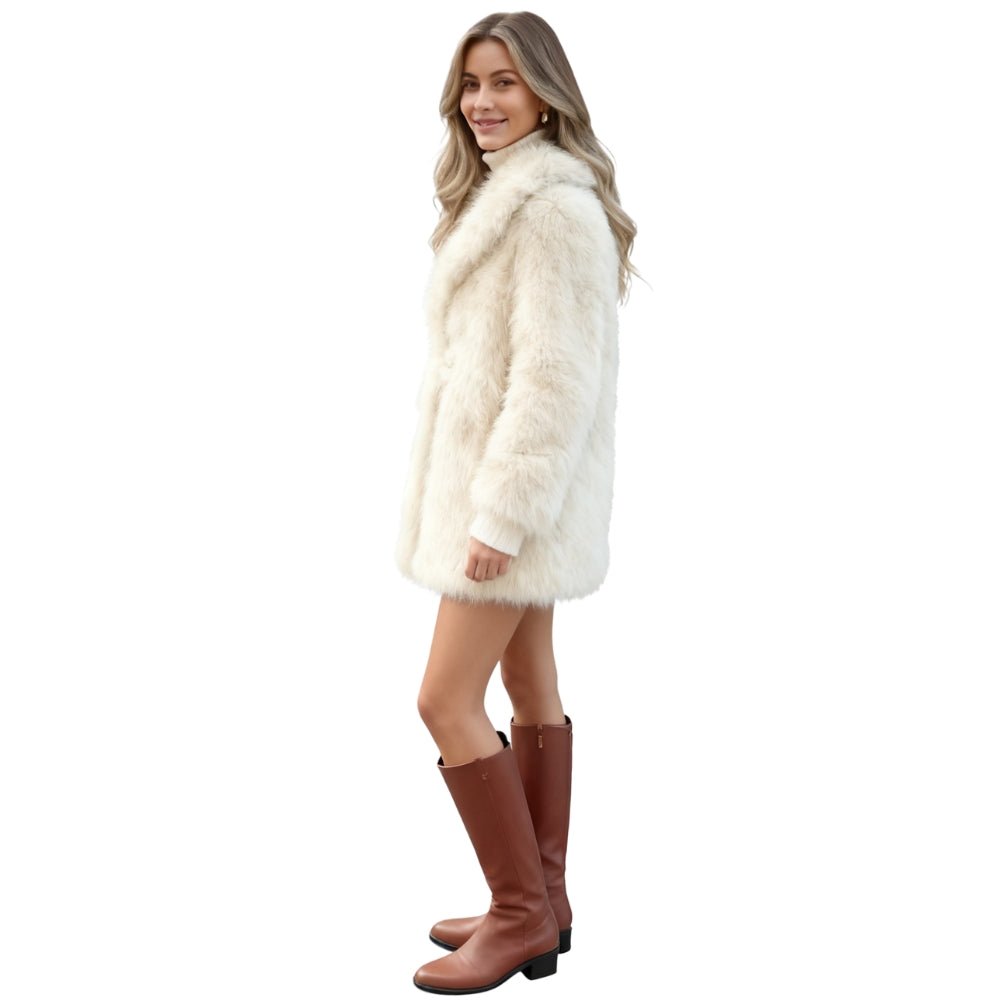 Womens Coat Premium Luxury Investment One Size in Camel – Ivy