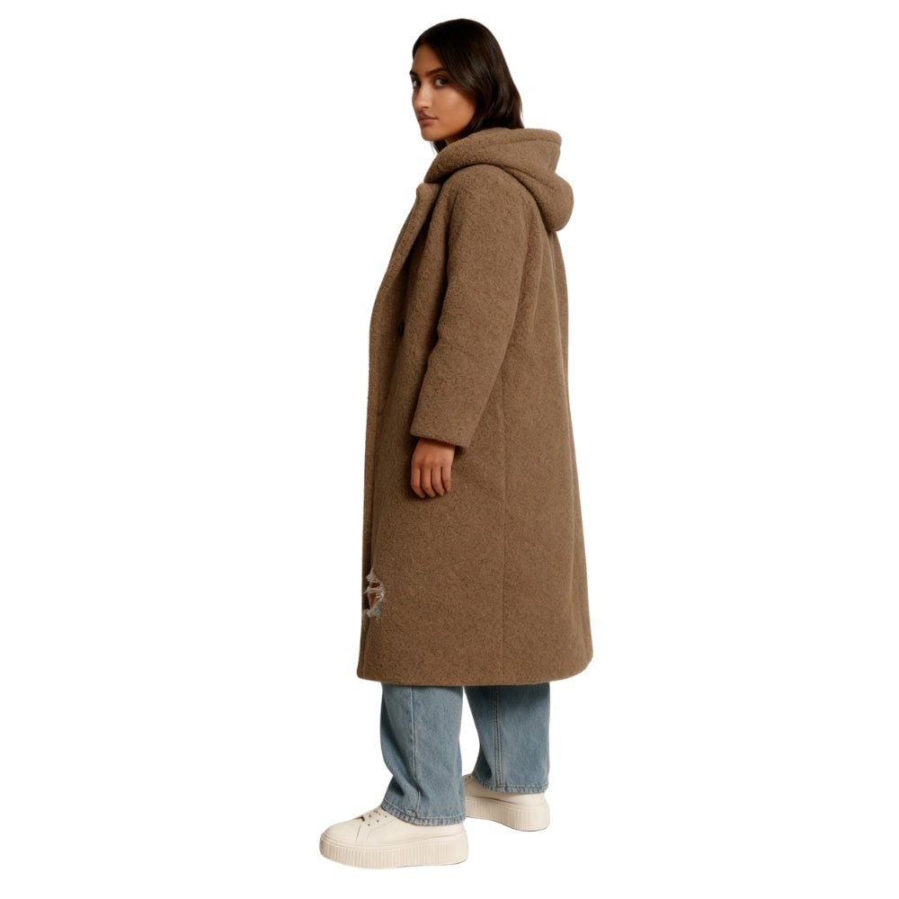 Womens Coat Classic Oversized Warm Structured – Pearl