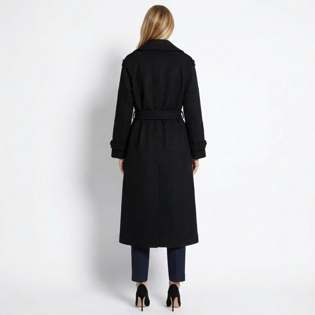Womens Coat Classic Oversized Structured Long – Eve