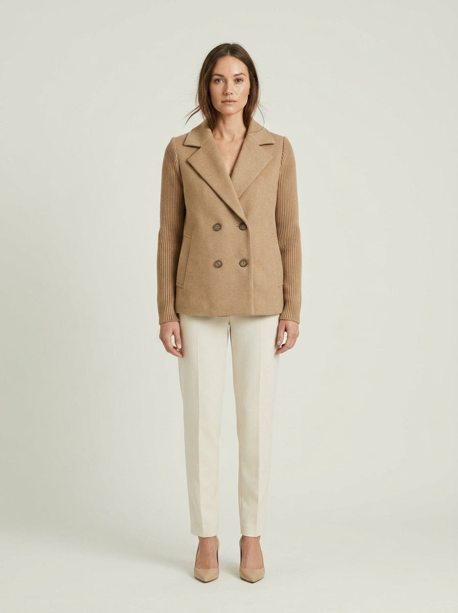 Tailored hybrid blazer — On Model - Neutral | Generated by Modelize