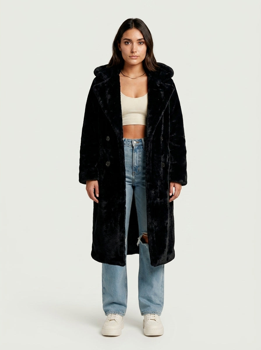 Womens Coat Classic Oversized Warm Structured | Elegenze