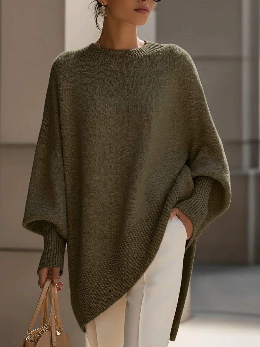 Womens Cardigan Oversized Knit Relaxed Fit Jumper Neutral – Alba