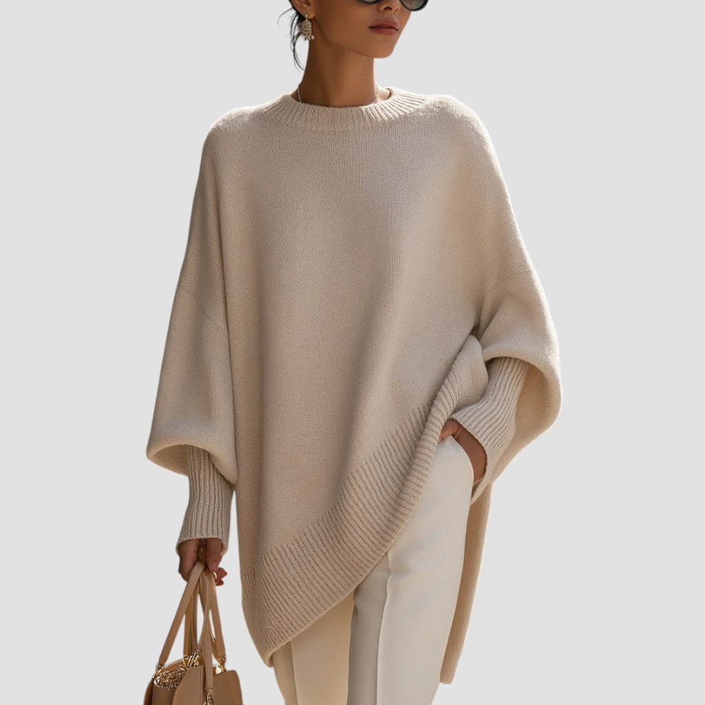 Womens Cardigan Oversized Knit Relaxed Fit Jumper Neutral – Alba